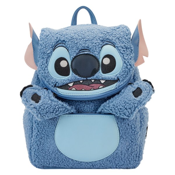 Mini Stitch rugzak pluche Sherpa - DISNEY LOUNGEFLY