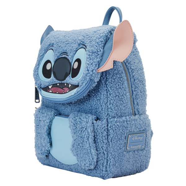 Mini Stitch rugzak pluche Sherpa - DISNEY LOUNGEFLY