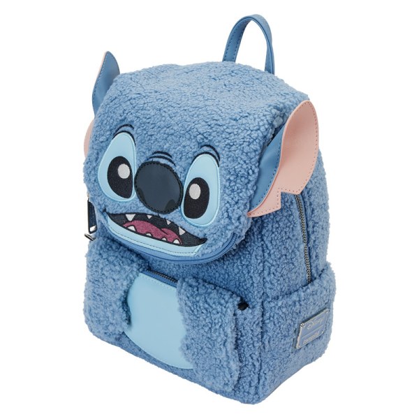 Mini Stitch rugzak pluche Sherpa - DISNEY LOUNGEFLY