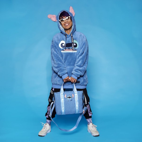Shopper Stitch en pluche Sherpa met portemonnee - DISNEY LOUNGEFLY