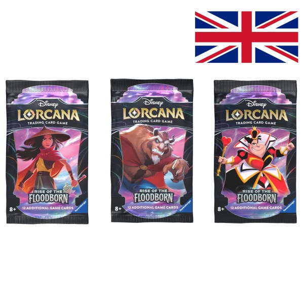 Booster 12 kaarten (Engelstalig) Disney Lorcana Rise of the Floodborn