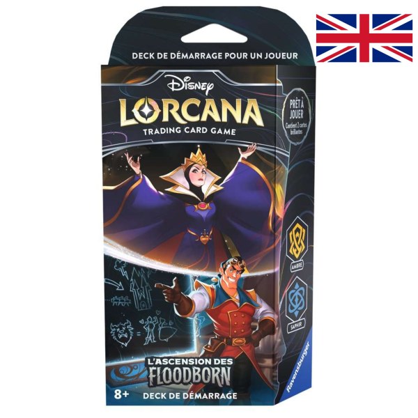 Amber en Sapphire Starter Deck (Engelstalig) Disney Lorcana Rise of the Floodborn
