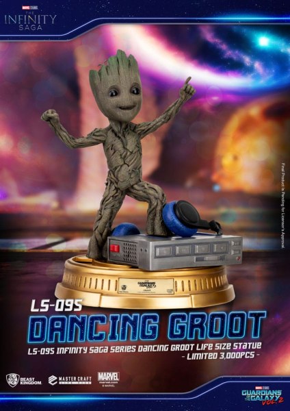 Dancing Groot 1/1 Guardians of the Galaxy 2 1/1 - Marvel levensgroot standbeeld