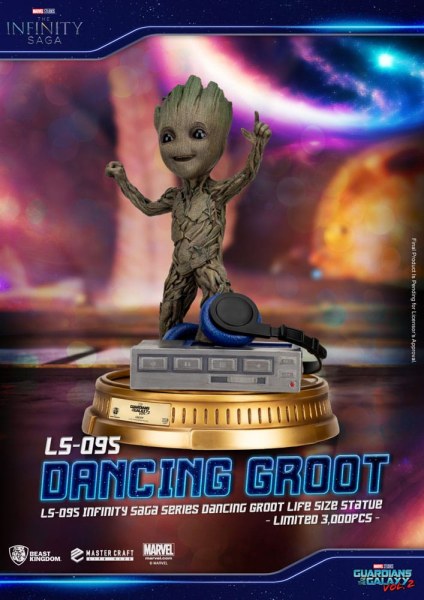 Dancing Groot 1/1 Guardians of the Galaxy 2 1/1 - Marvel levensgroot standbeeld