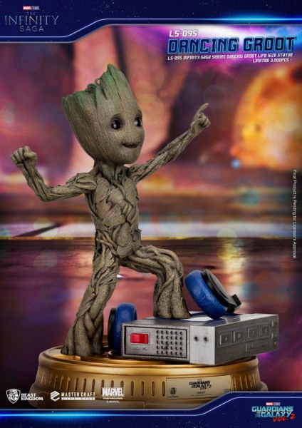 Dancing Groot 1/1 Guardians of the Galaxy 2 1/1 - Marvel levensgroot standbeeld