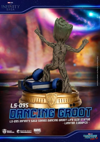 Dancing Groot 1/1 Guardians of the Galaxy 2 1/1 - Marvel levensgroot standbeeld