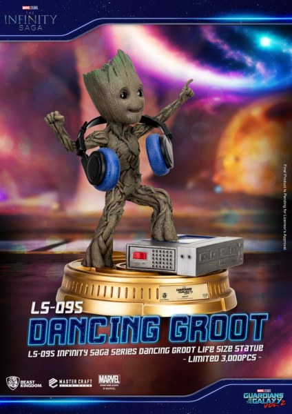 Dancing Groot 1/1 Guardians of the Galaxy 2 1/1 - Marvel levensgroot standbeeld