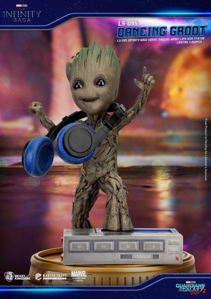 Dancing Groot 1/1 Guardians of the Galaxy 2 1/1 - Marvel levensgroot standbeeld