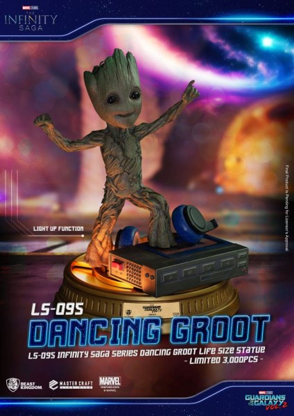 Dancing Groot 1/1 Guardians of the Galaxy 2 1/1 - Marvel levensgroot standbeeld