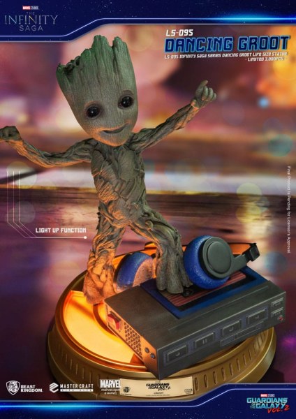 Dancing Groot 1/1 Guardians of the Galaxy 2 1/1 - Marvel levensgroot standbeeld