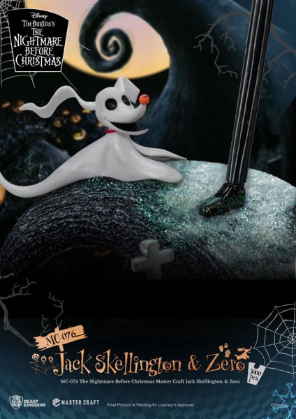 Jack Skellington en Zero - Disney Mastercraft