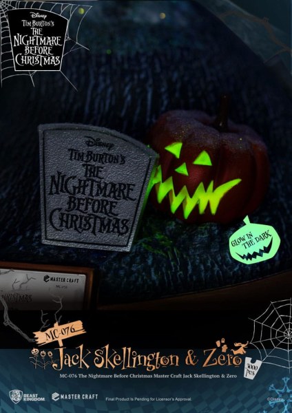 Jack Skellington en Zero - Disney Mastercraft