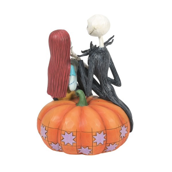 Jack en Sally op een pompoen - Disney Traditions