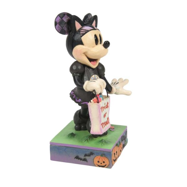 Minnie in zwart kattenkostuum - Disney Traditions