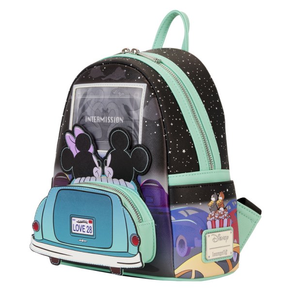 MINI Lenzichtig RUGZAK Mickey en Minnie Date Night tijdens de Drive-In - DISNEY LOUNGEFLY