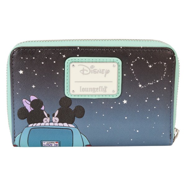 Lenzichtig portemonnee Mickey en Minnie Date Night bij de Drive-In - DISNEY LOUNGEFLY
