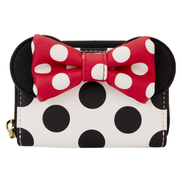 Minnie Muis Rocks the Dots klassieke accordeon portemonnee met Zip rond - DISNEY LOUNGEFLY