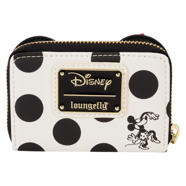 Minnie Muis Rocks the Dots klassieke accordeon portemonnee met Zip rond - DISNEY LOUNGEFLY