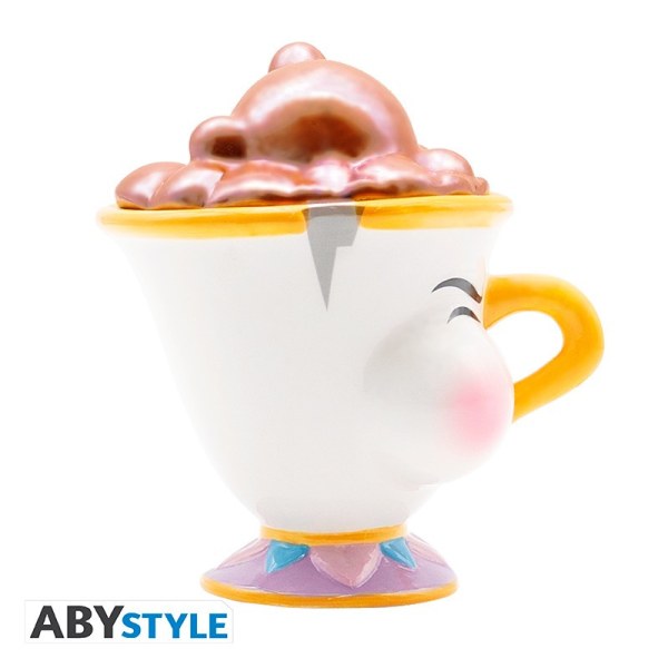 ZIP MET BEKER MET BELLEN SCHOONHEID EN HET BEEST - DISNEY