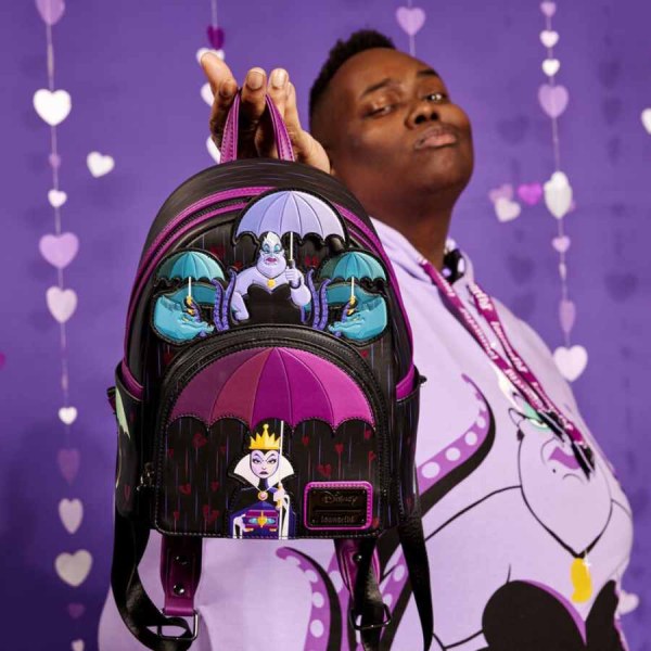 MINI RUGZAK Disney schurken vervloeken je hart - DISNEY LOUNGEFLY