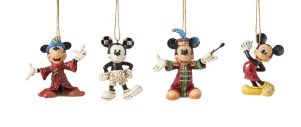 Set van 4 Mickey Muis ophangingen – Disney Traditions