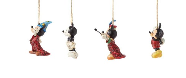 Set van 4 Mickey Muis ophangingen – Disney Traditions