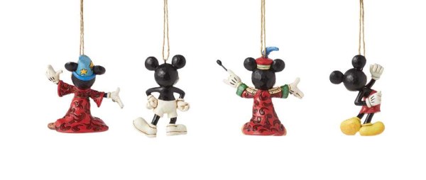 Set van 4 Mickey Muis ophangingen – Disney Traditions