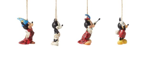 Set van 4 Mickey Muis ophangingen – Disney Traditions