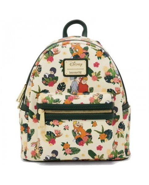 MINI RUGZAK Peter Pan Floral Aop Exclusief - DISNEY LOUNGEFLY