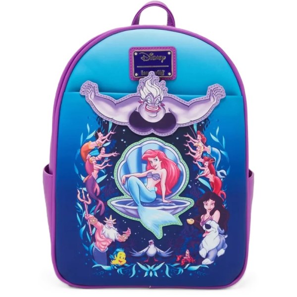 MINI RUGZAK De Kleine Meermin Ursula uitgesloten poster - DISNEY LOUNGEFLY