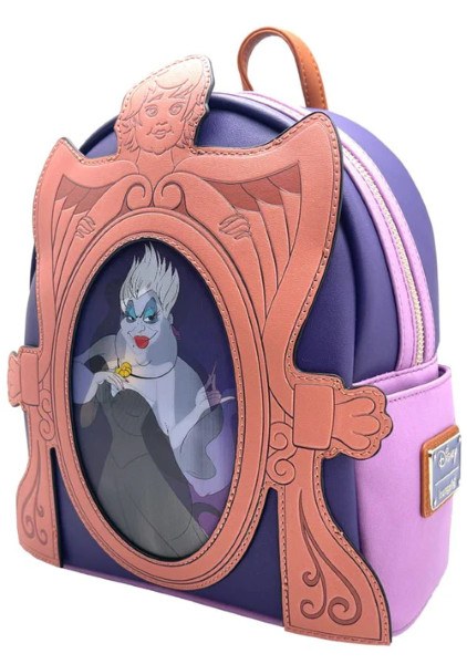 MINI RUGZAK De Kleine Meermin Ursula spiegel exclusief - DISNEY LOUNGEFLY