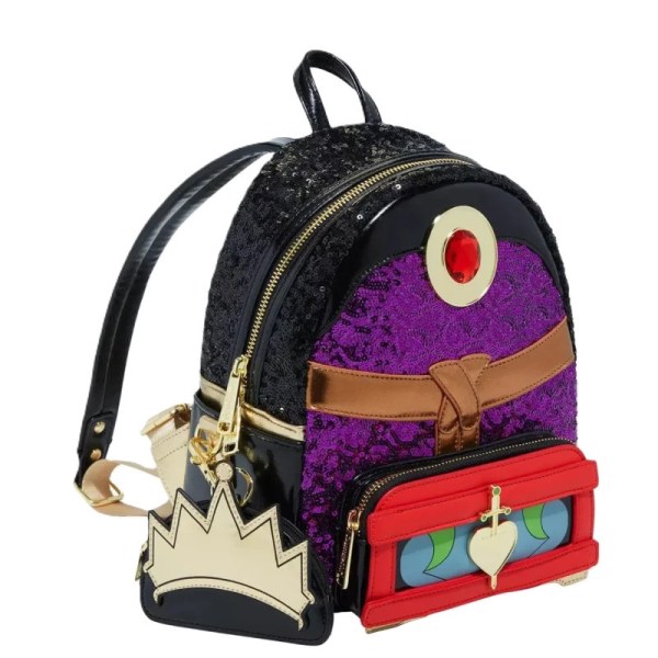 MINI-RUGZAK Evil Queen Crown Pailletten – DISNEY LOUNGEFLY