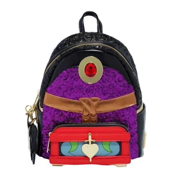 MINI-RUGZAK Evil Queen Crown Pailletten – DISNEY LOUNGEFLY