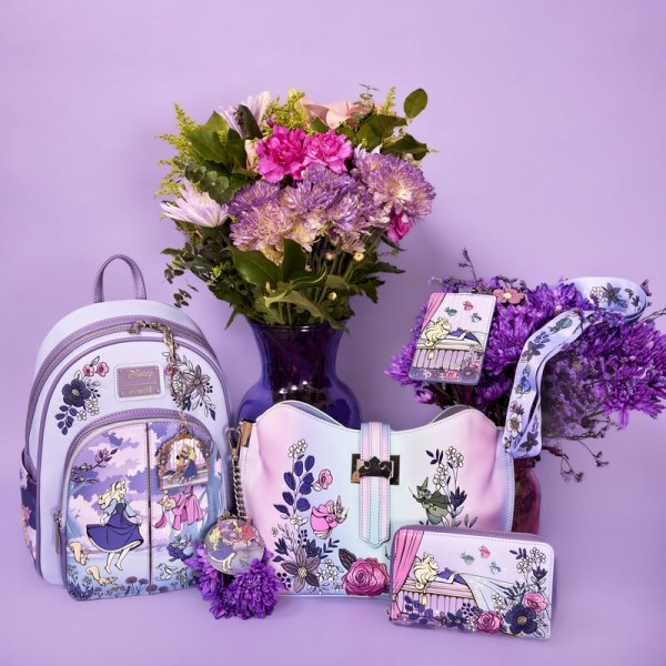 MINI RUGZAK Doornroosje 65e verjaardag Scène Bloemen - DISNEY LOUNGEFLY