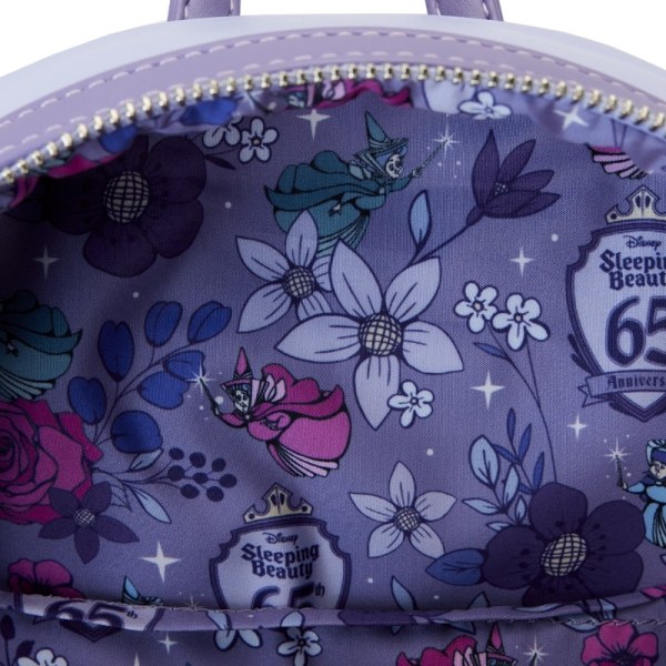 MINI RUGZAK Doornroosje 65e verjaardag Scène Bloemen - DISNEY LOUNGEFLY