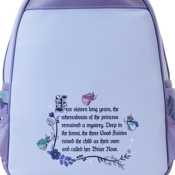 MINI RUGZAK Doornroosje 65e verjaardag Scène Bloemen - DISNEY LOUNGEFLY