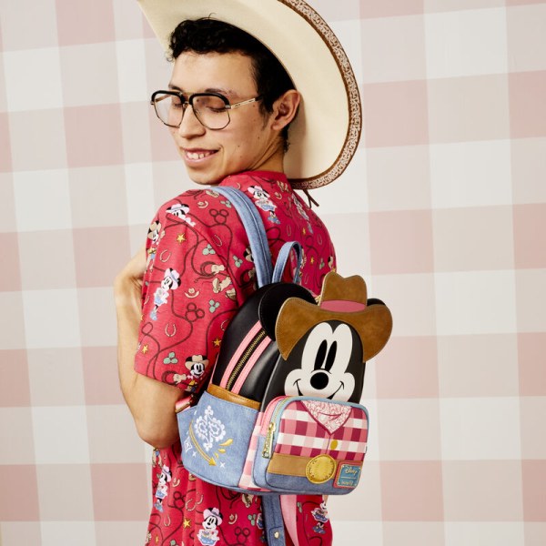 MINI RUGZAKv Mickey Muis Western Cosplay - DISNEY LOUNGEFLY
