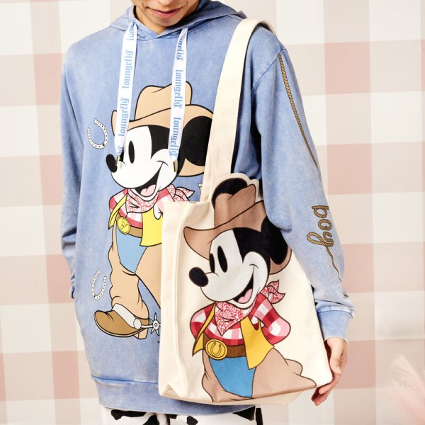 Tote Bag Mickey Mouse Western - DISNEY LOUNGEFLY