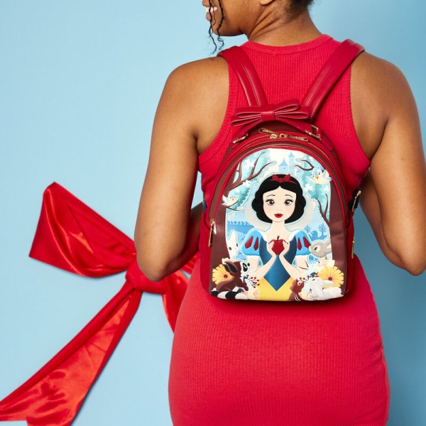 Sneeuwwitje MINI RUGZAK van gewatteerd fluweel - DISNEY LOUNGEFLY