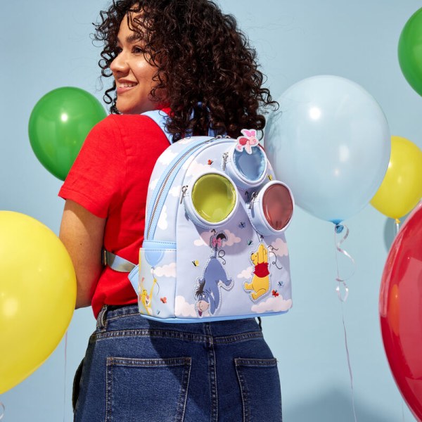 MINI RUGZAK Winnie en haar vrienden zweven op ballonnen - DISNEY LOUNGEFLY
