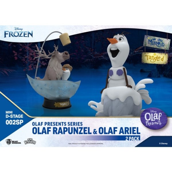 Olaf Rapunzel & Olaf Ariel - DISNEY MINI D-STAGE