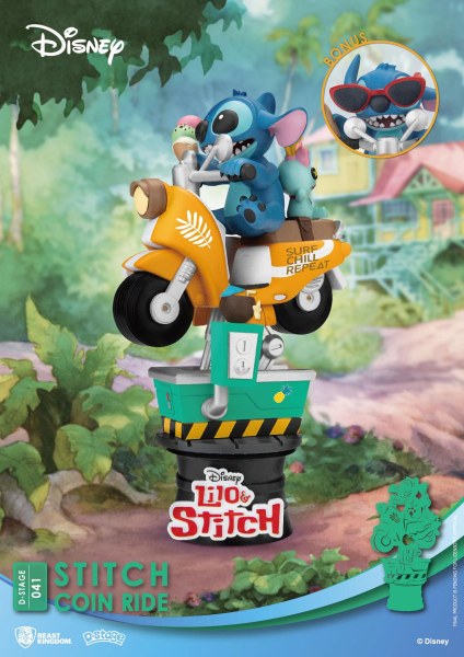 Stitch Coin Ride - Disney D-Stage