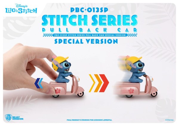 Set van 6 beeldjes Stitch in car Special Edition - Disney