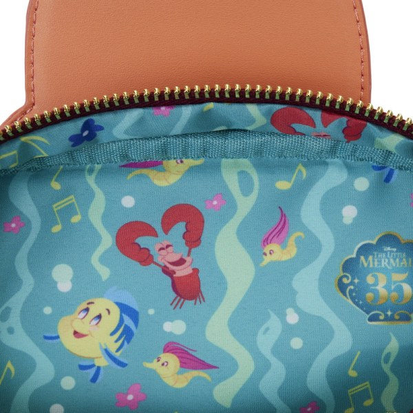 Schoudedtas met muntzakje De Kleine Meermin 35e verjaardag Sebastian Crossbuddies® Cosplay - DISNEY LOUNGEFLY