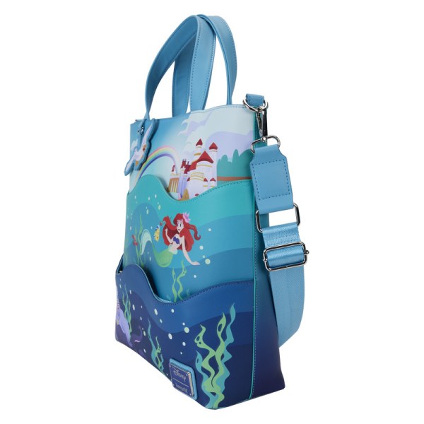 Shopper De Kleine Meermin 35e verjaardag Life is the Bubbles - DISNEY LOUNGEFLY