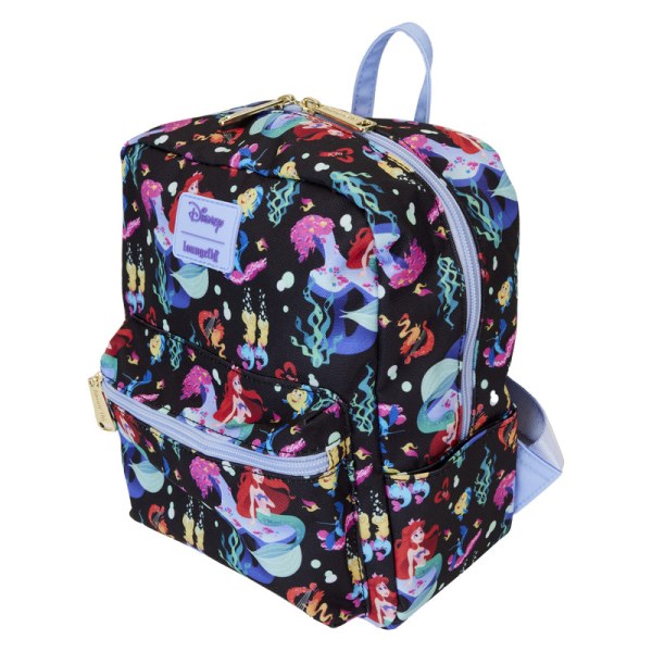 MINI RUGZAK Nylon De Kleine Meermin 35e verjaardag Life is the Bubbles - DISNEY LOUNGEFLY