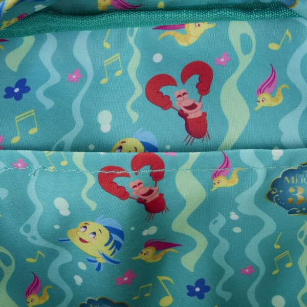 MINI RUGZAK Nylon De Kleine Meermin 35e verjaardag Life is the Bubbles - DISNEY LOUNGEFLY