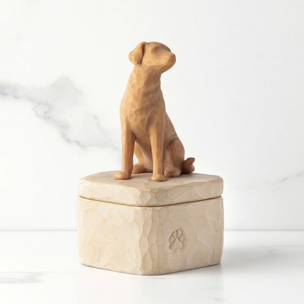 HOU VAN MIJN HOND GOUDEN AANERININGSDOOS - WILLOW TREE