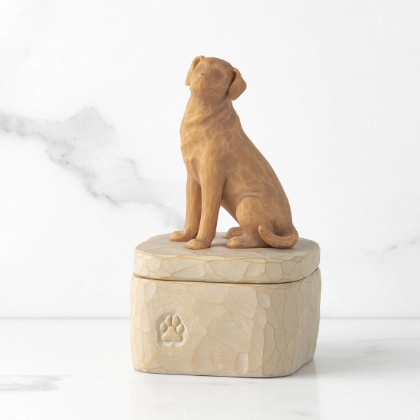 HOU VAN MIJN HOND GOUDEN AANERININGSDOOS - WILLOW TREE