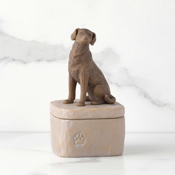 HOU VAN MIJN HOND DONKERE AANdenkenDOOS - WILLOW TREE